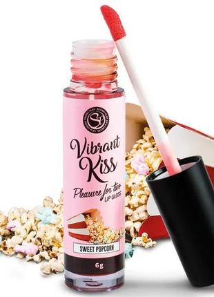 Блиск для губ з ефектом вібрації secret play — lip gloss vibra...1 фото