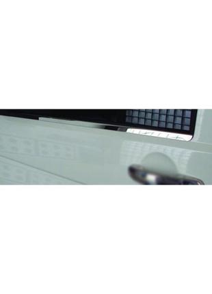 Хром молдинг стекла (окантовка окна) volkswagen t5/ t6 (фольксваген т5 2010+), 2  шт. нерж.