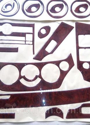 Декор панели (накладки на панель) авео т250 (aveo t250)21 шт, дерево. турция.