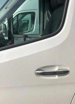 Накладки на ручки mercedes sprinter 907 (мерседес спринтер) нерж. 4 шт carmos