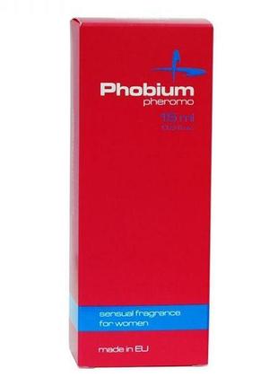 Духи з феромонами жіночі aurora phobium pheromo for women, 15 мл