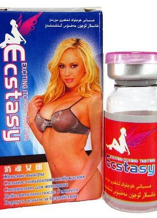 Екстаз "ecstasy" - (пробник) збуджуючі краплі для жінок 1 флак...
