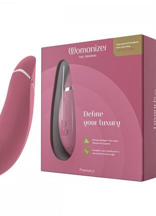 Вакуумний кліторальний стимулятор womanizer premium 2 respberry