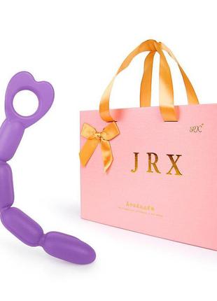 Вібромасажер 10 режимів вібрації, l 225 мм d 28 мм, колір фіол...