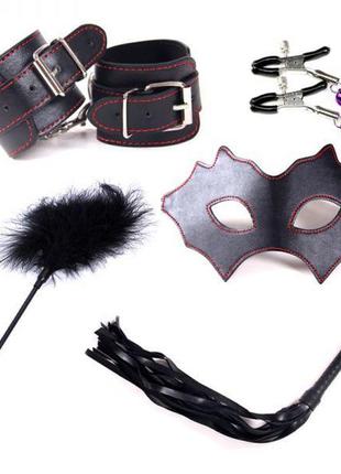 Набір для бдсм ігор pleasure mini set, dlack