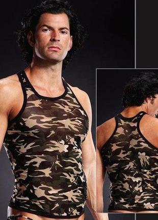 Майка pro-mesh racerback tank camouflage s/m, камуфляжний, s/m