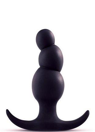 Анальний лаг anal adventures platinum stacked plug