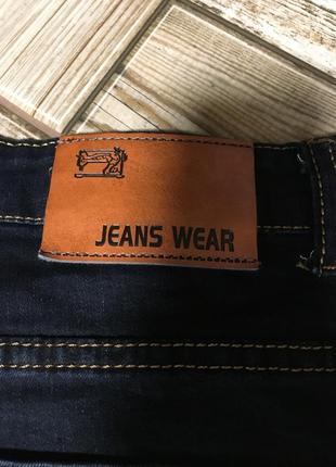 Укорочені сині джинси стрейч jeans wear6 фото