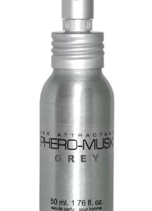 Парфуми з феромонами для чоловіків phero-musk grey, 50 ml