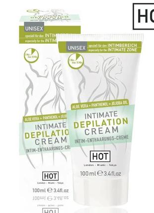 Крем для депіляції hot intimate depilation cream 100 ml3 фото