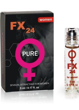 Парфуми з феромонами жіночі fx24 pure, for women (roll-on), 5ml