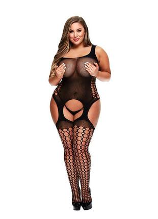 Комбінезон baci crotchless garter bodystocking, q