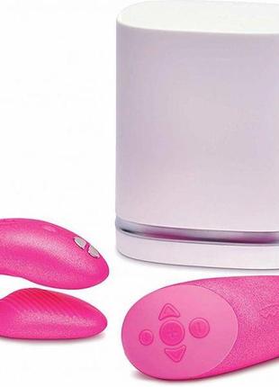 Вібромасажер для пар we-vibe chorus, pink + подарунок