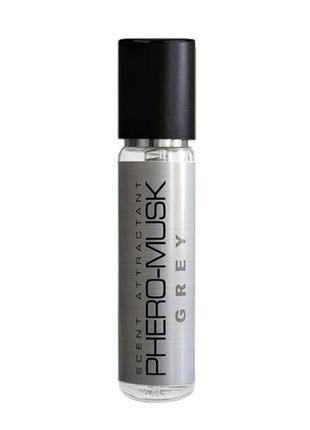 Парфуми з феромонами для чоловіків phero-musk grey, 15 ml