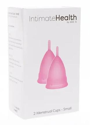 Менструальные чаши mae b menstrual cups розмір s, рожеві, 2 шт...