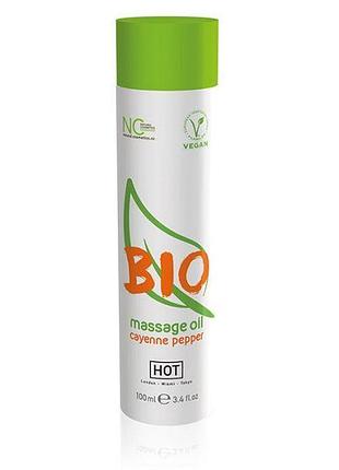 Масажна олія bio massage oil cayenne pepper, 100 мл