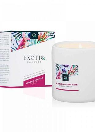 Масажна свічка exotiq massage candle bamboo 200g