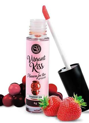 Блиск для губ з ефектом вібрації secret play — lip gloss vibra...