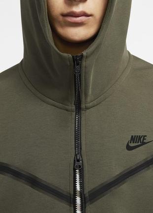 Кофта муж. nike m nsw tch flc hoodie fz wr (арт. cu4489-380)5 фото