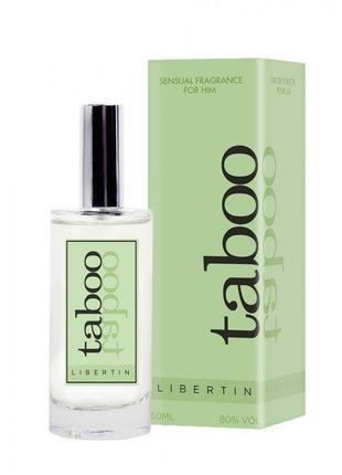 Туалетна вода з феромонами для чоловіків taboo libertin, 50 ml1 фото