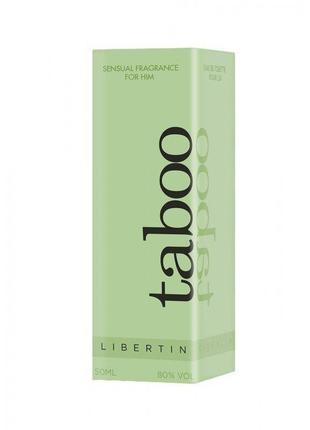 Туалетна вода з феромонами для чоловіків taboo libertin, 50 ml2 фото