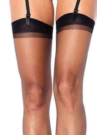 Ультрапрозорі панчохи leg avenue ultra sheer stockings o/s2 фото