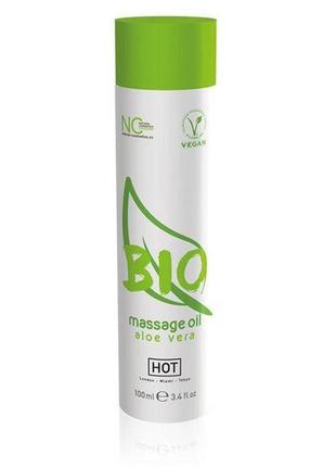 Масажна олія bio massage oil aloe vera, 100 мл1 фото