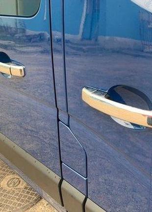 Накладки на ручки opel vivaro 2015-2019, нерж. 4 шт carmos