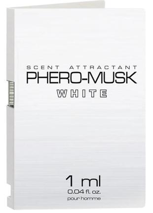 Парфуми з феромонами для чоловіків phero-musk white, 1 ml, про...