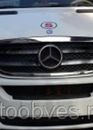 Окантовка решетки (нижняя) mercedes sprinter 906 (мерседес спринтер 906), нерж.