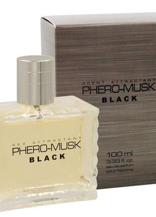 Парфуми з феромонами для чоловіків phero-musk black, 100 ml