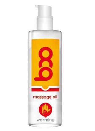 Розігрівальна масажна олія boo massage oil warming, 150 мл