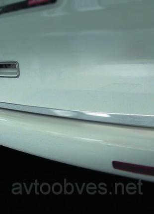 Хром накладка нижней кромки багажника volkswagen t5 (фольксваген т5), нерж.