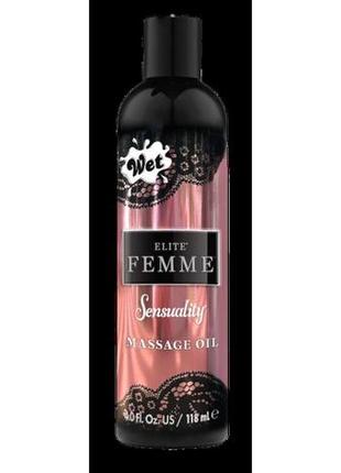 Масажне олія flite femme wet sensuality 118 мл1 фото