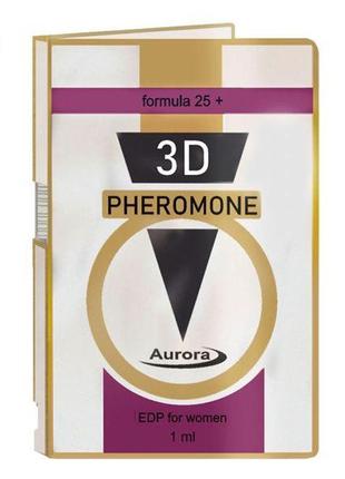 Парфуми з феромонами жіночі 3d pheromone formula 25+, 1 мл