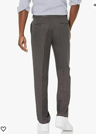 Amazon essentials - w33/l32 - серые - брюки мужские штанишки мужские2 фото