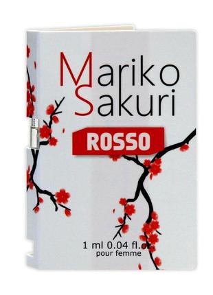 Парфуми з феромонами для жінок mariko sakuri rosso, пробник 1 ...