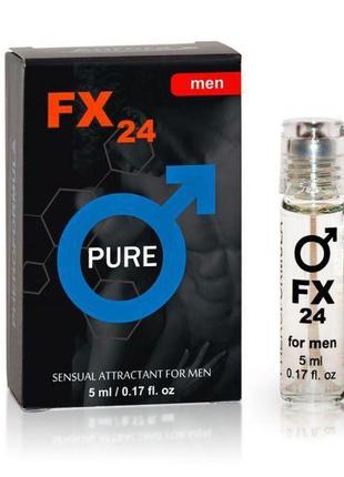 Духи з феромонами чоловічі fx24 pure, for men (roll-on), 5 ml,...