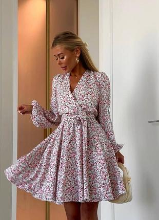 ❤️ шикарное женское платье в цветы белое белое платье женское