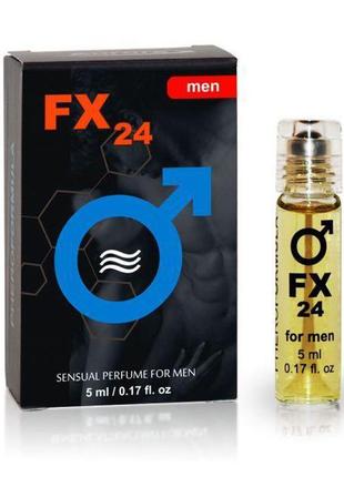 Парфуми з феромонами чоловічі fx24 aroma, for men (roll-on), 5...1 фото