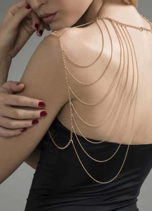 Ланцюжок на плечі bijoux indiscrets золотистий