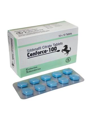 Таблетки для потенції віагра cenforce 100 mg, 10 табл, індія