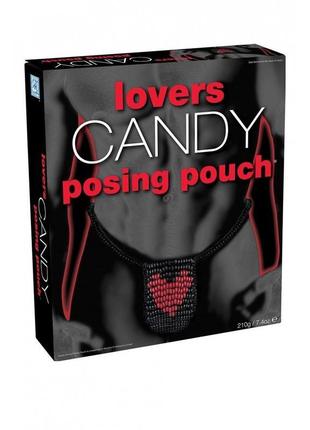 Їстівні трусики чоловічі цукерки candy posing pouch1 фото