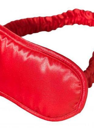 Маска на очі satin love mask, red