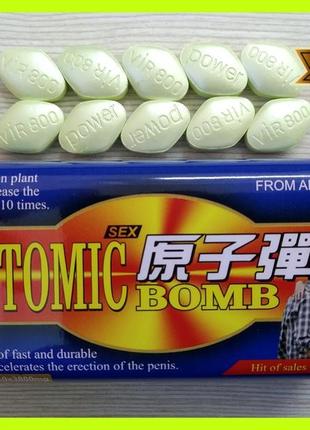 Таблетки для потенції "атомна бомба/atomic bomb" (10 таблеток)...