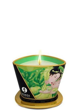 Свічка для масажу massage candle exotic green tea 170 мл