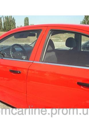 Молдинг скла (оконтовка вікна) chevrolet aveo (шевроле авео) (2012-)
