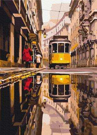 Картина за номерами "міський трамвай" brushme bs39849 40x50 см
