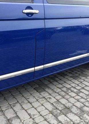 Накладки на молдинг дверцят volkswagen t5/т6, дб. неірж.