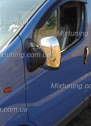 Накладки на зеркала renault trafic (рено трафик), abs. carmos